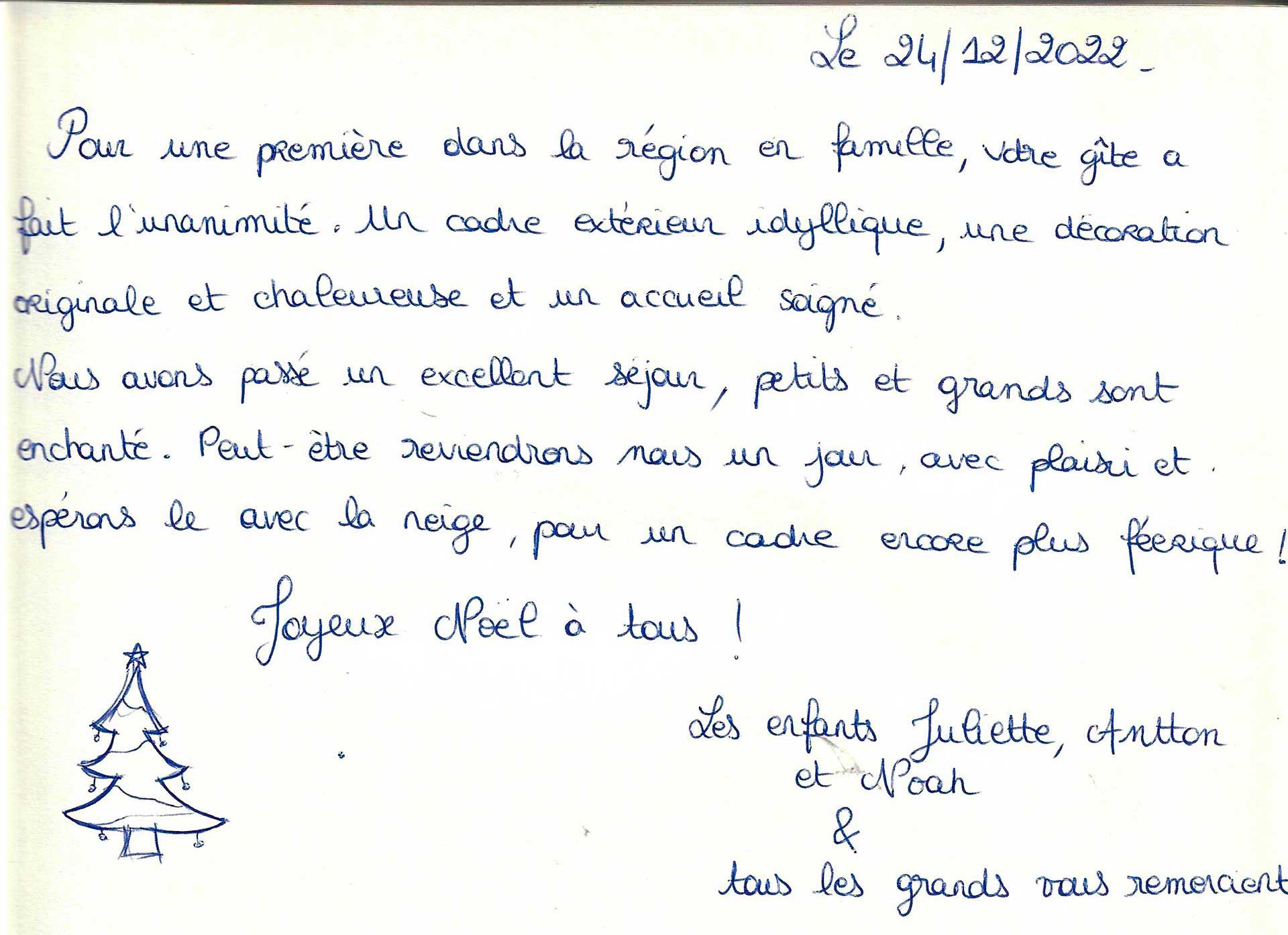 Guestbook image gite ariege