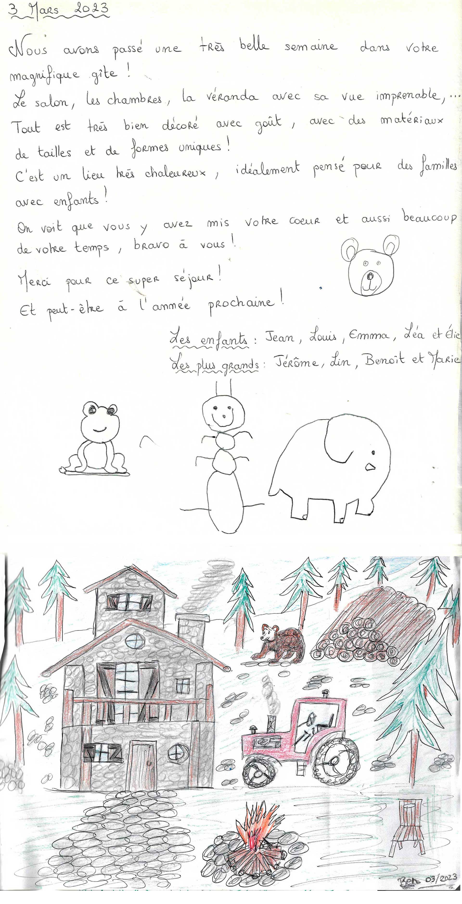 Guestbook image gite ariege